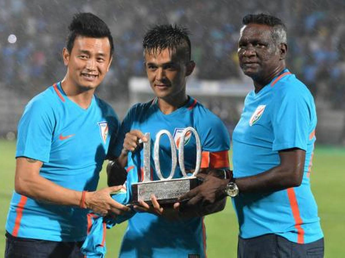 IM Vijayan, Sunil Chhetri