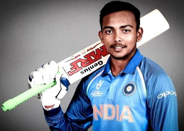 Delhi Capitals opener Prithvi Shaw