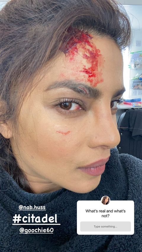 priyanka chopra bloody selfie