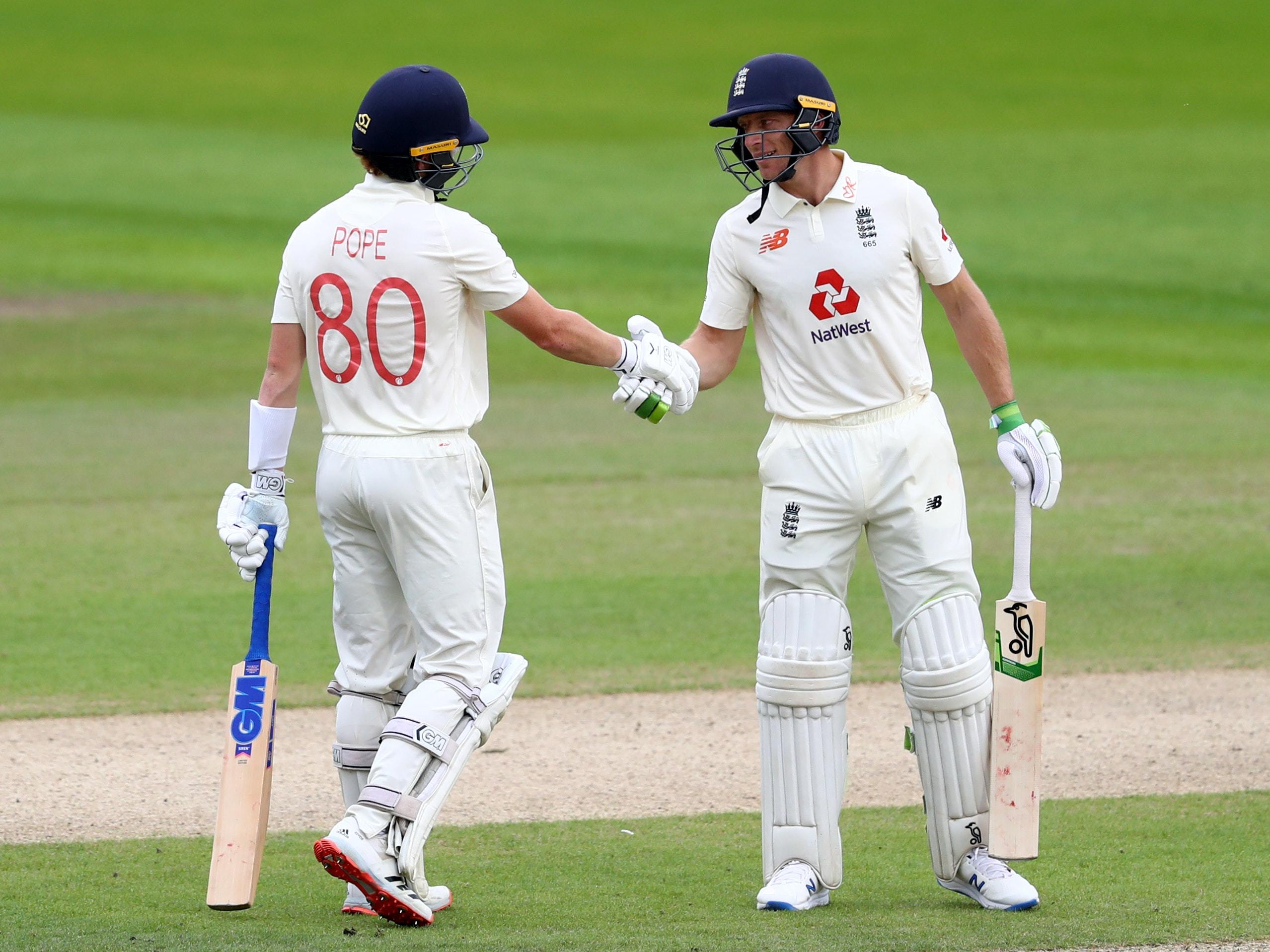 Andrew Strauss,  Ollie Pope, Manchester, West Indies