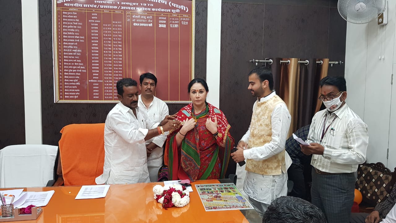 Latest news of rajsamand, MP Diya Kumari visits Jaitaran, Statue of Maharana Pratap on National Highway 112, MP Dia Kumari gave instructions