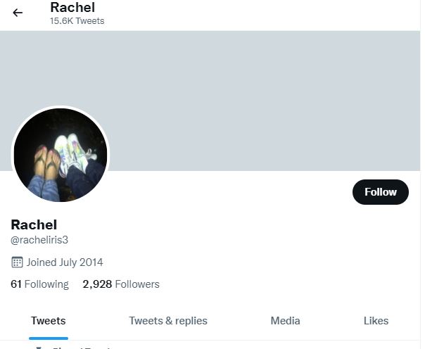 Tejashwi Wife Rachel Twitter Account