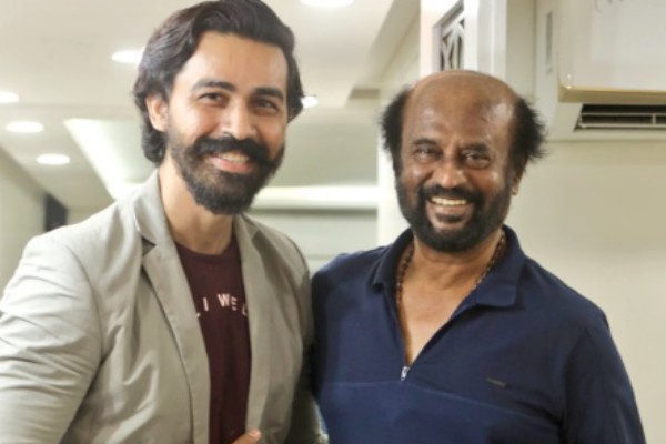 Rajinikanth with actor Chirag