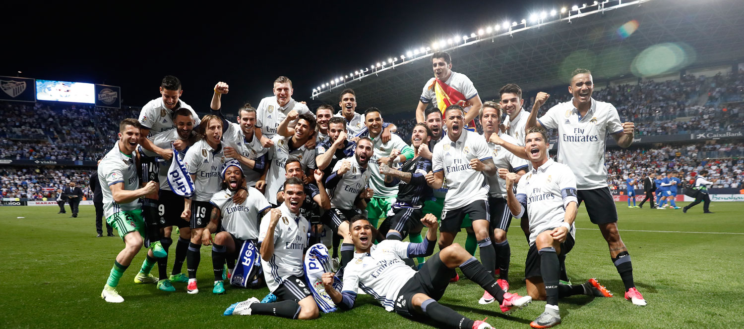 Real Madrid won their 34th La Liga title last week.