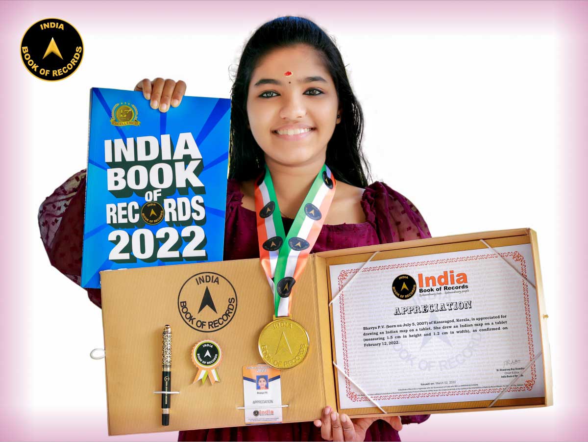 Indian map in Dolo tablet, Bhavya creats record