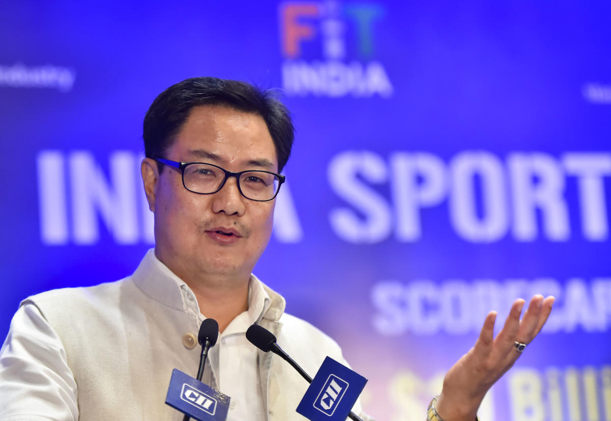 Union Minister of Youth Affairs and Sports Kiren Rijiju