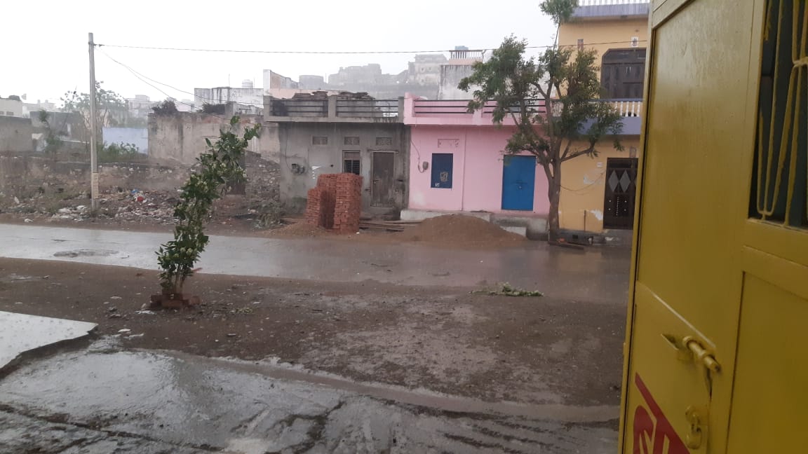 rain in ajmer, अजमेर न्यूज़