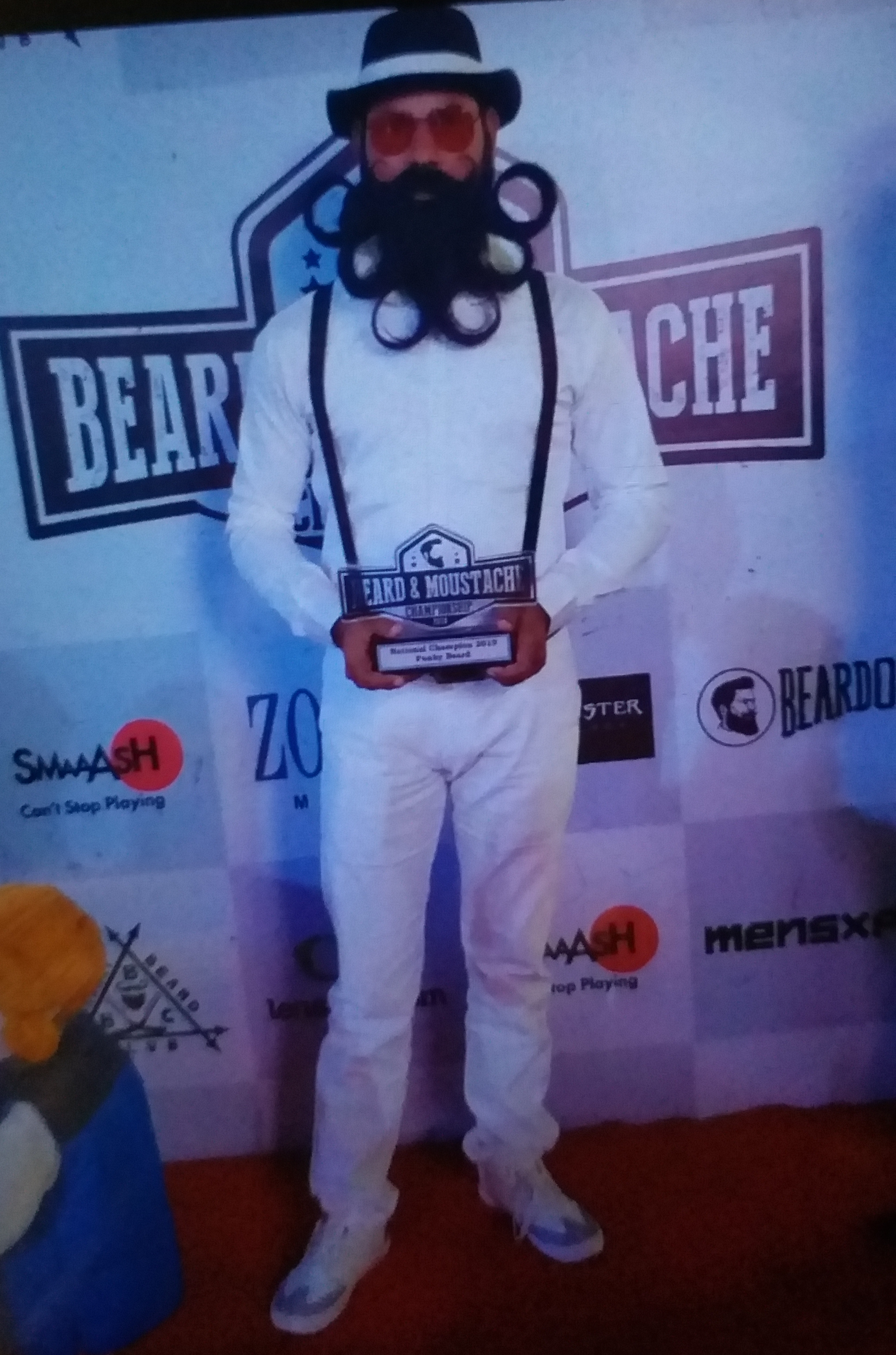 mohammed ishaq khan set a unique record in beard championship