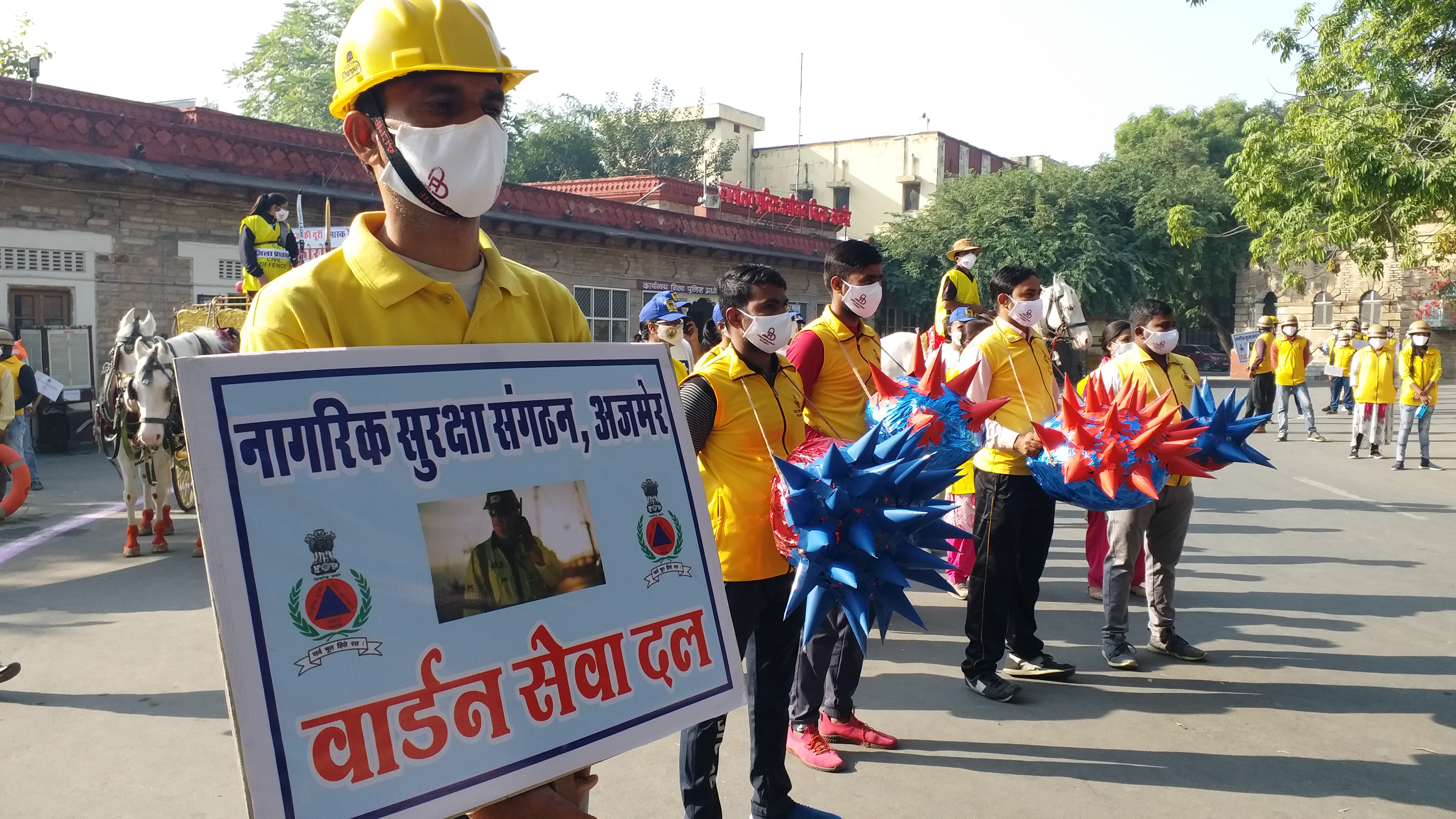 जालोर की ताजा हिंदी खबरें, No mask no entry campaign