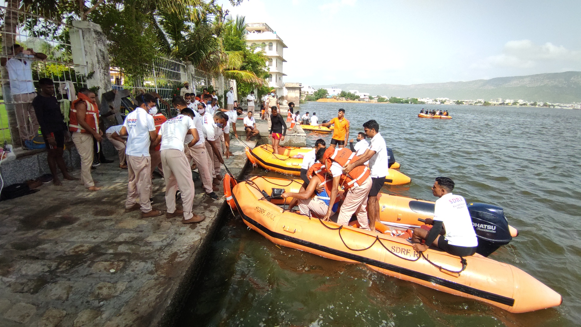 SDRF drill in Ajmer, SDRF team drill