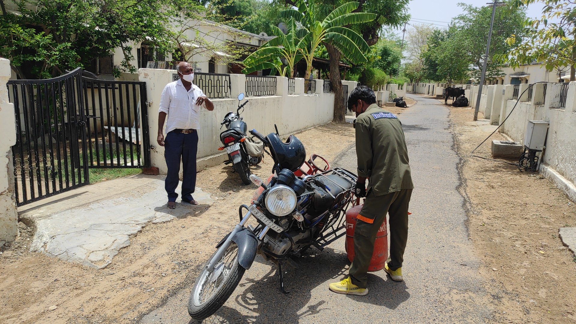 Gas cylinder home delivery,  Ajmer News