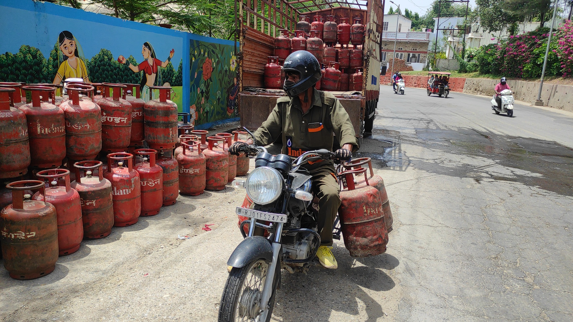 Gas cylinder home delivery,  Ajmer News