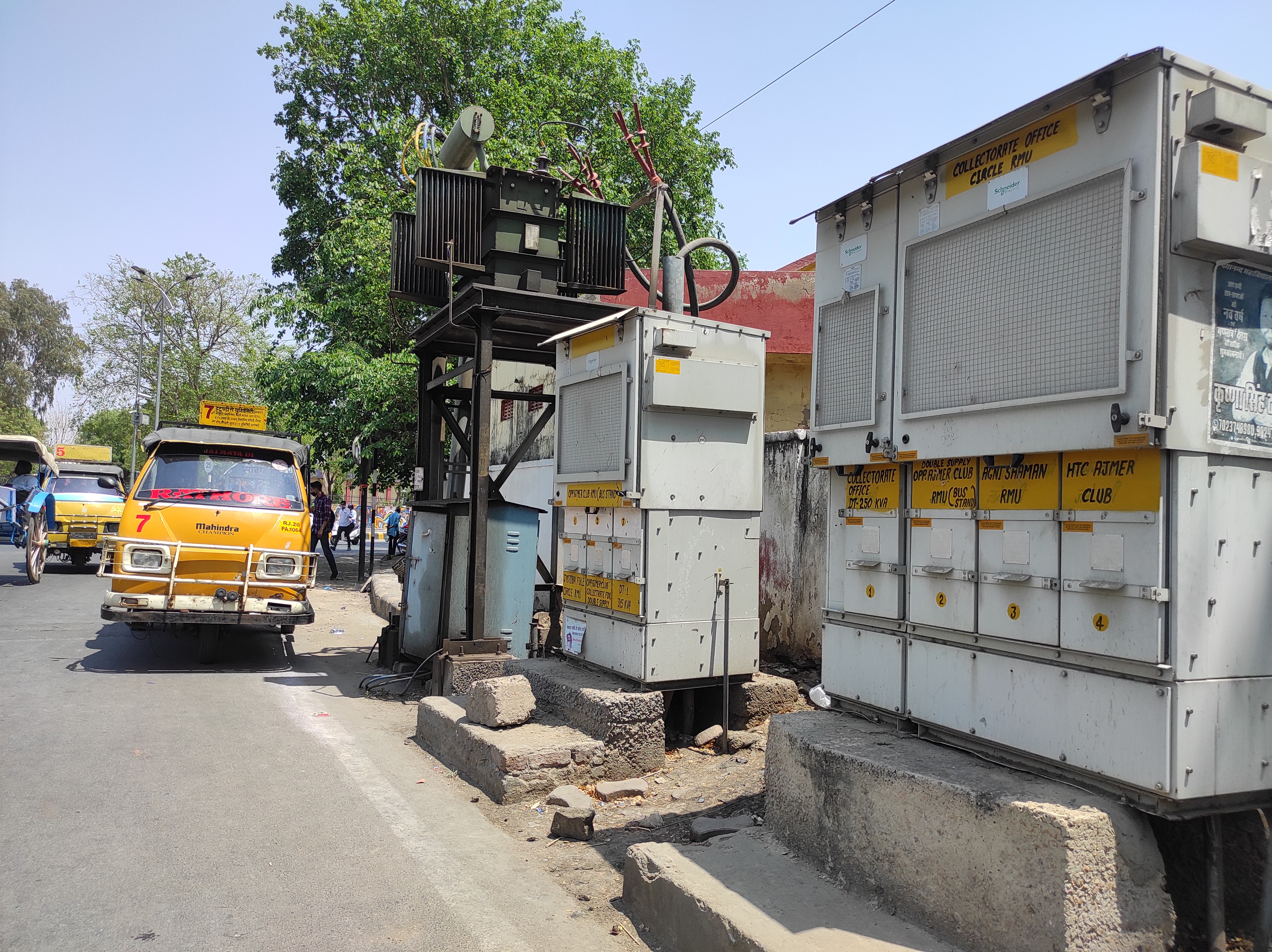 Street transformers in Ajmer can cause major accidents