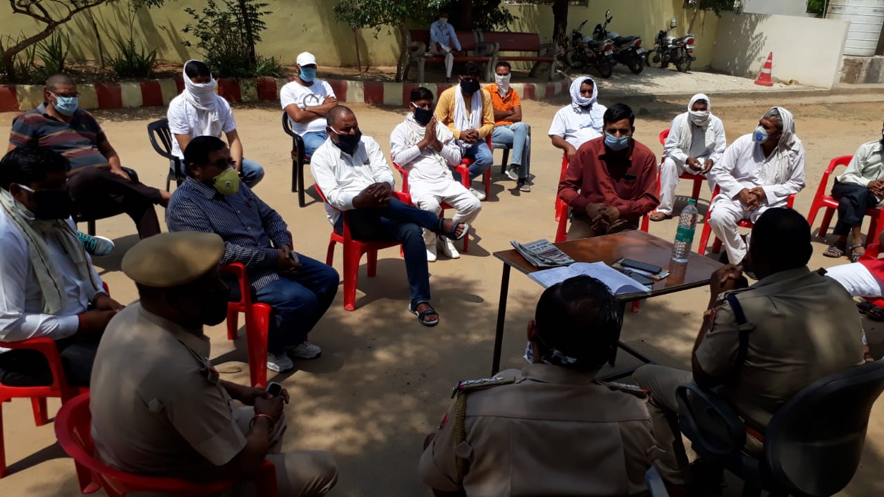 alwar news, hindi news, rajasthan news, DSP takes CLG members meeting