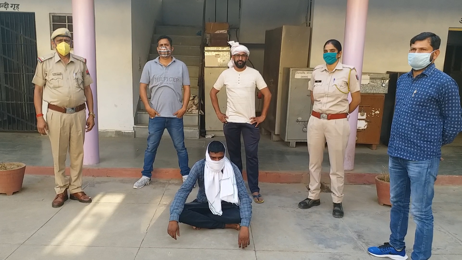 alwar news  अलवर न्यूज़  अरावली विहार थाना न्यूज  Aravali Vihar Police Station