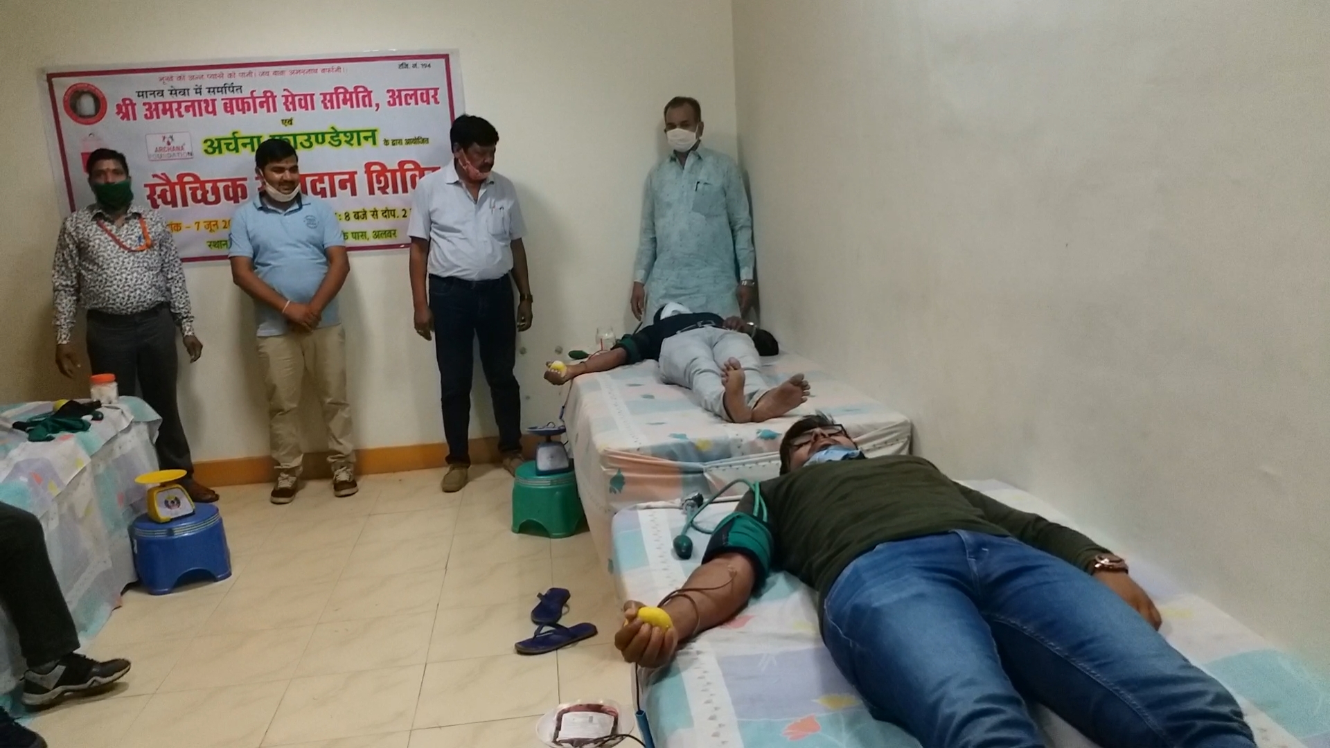 अलवर खबर, अलवर में रक्तदान शिविर, Blood donation camp in Alwar