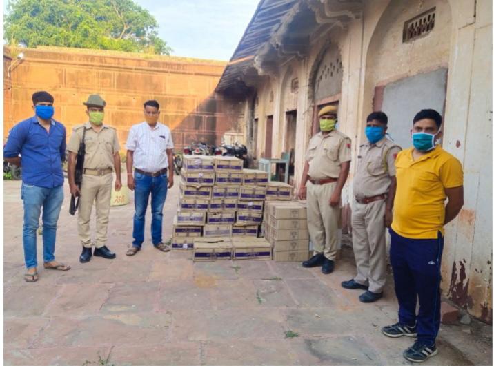 शराब की खेप बरामद, liquor consignment recovered