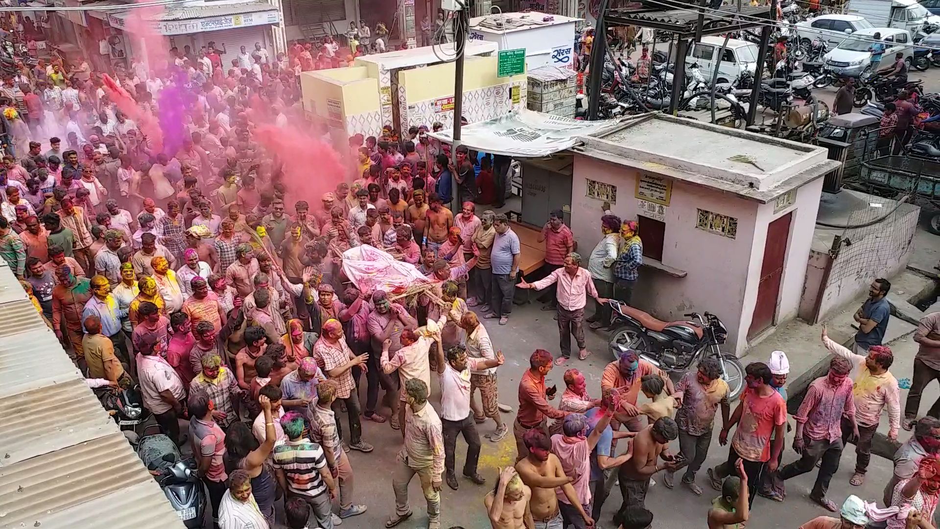 Unique funeral procession bhilwara,  Sheetla Saptami in Bhilwara,  Unique funeral procession in Bhilwara