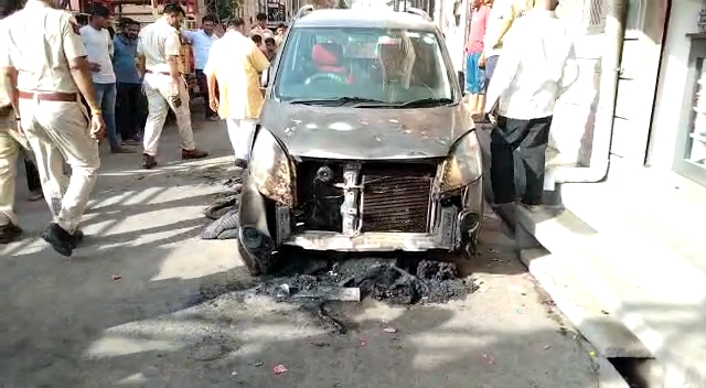 vehicles set on fire Barmer, Barmer news