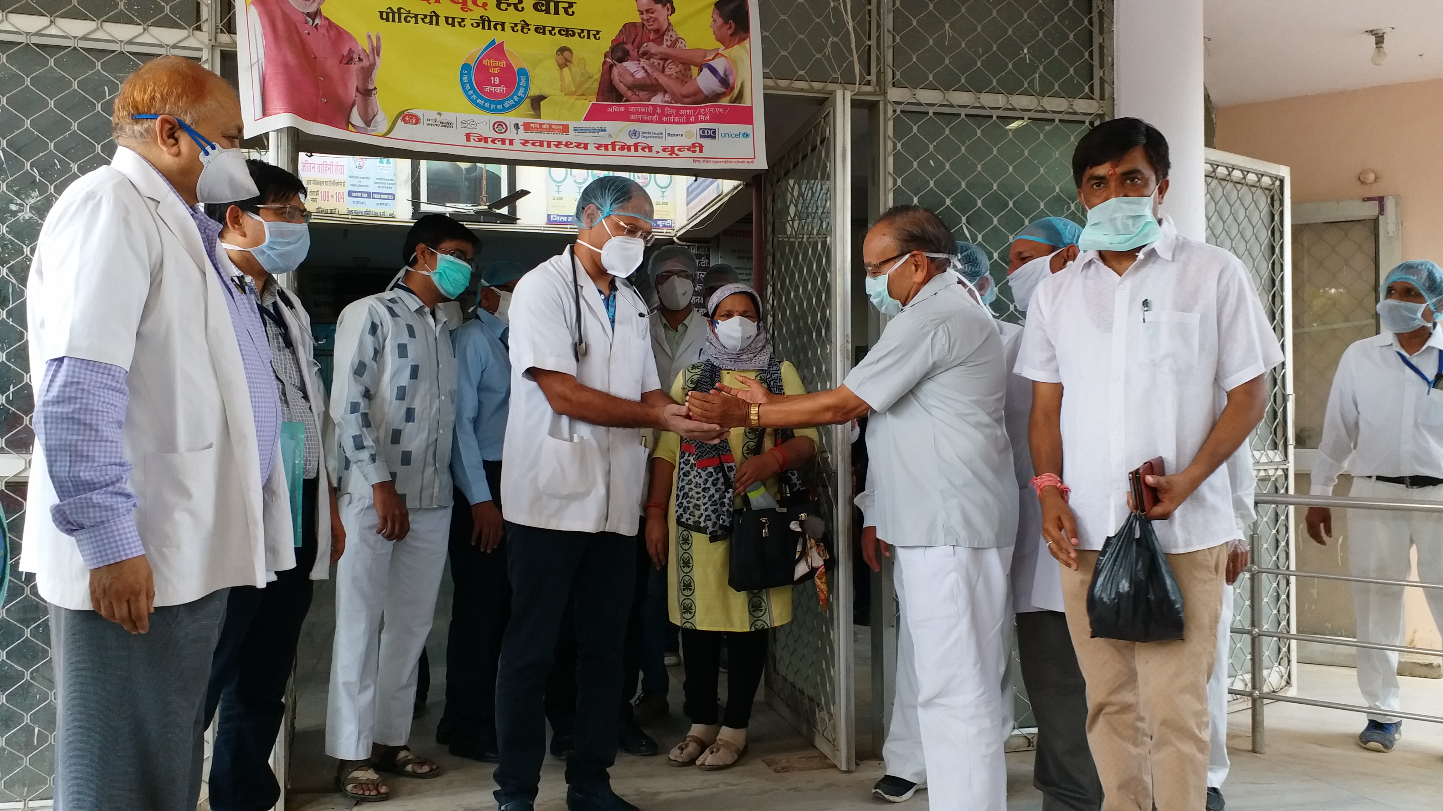 harimohan sharma visited hospital,  हरिमोहन शर्मा अस्पताल का दौरा