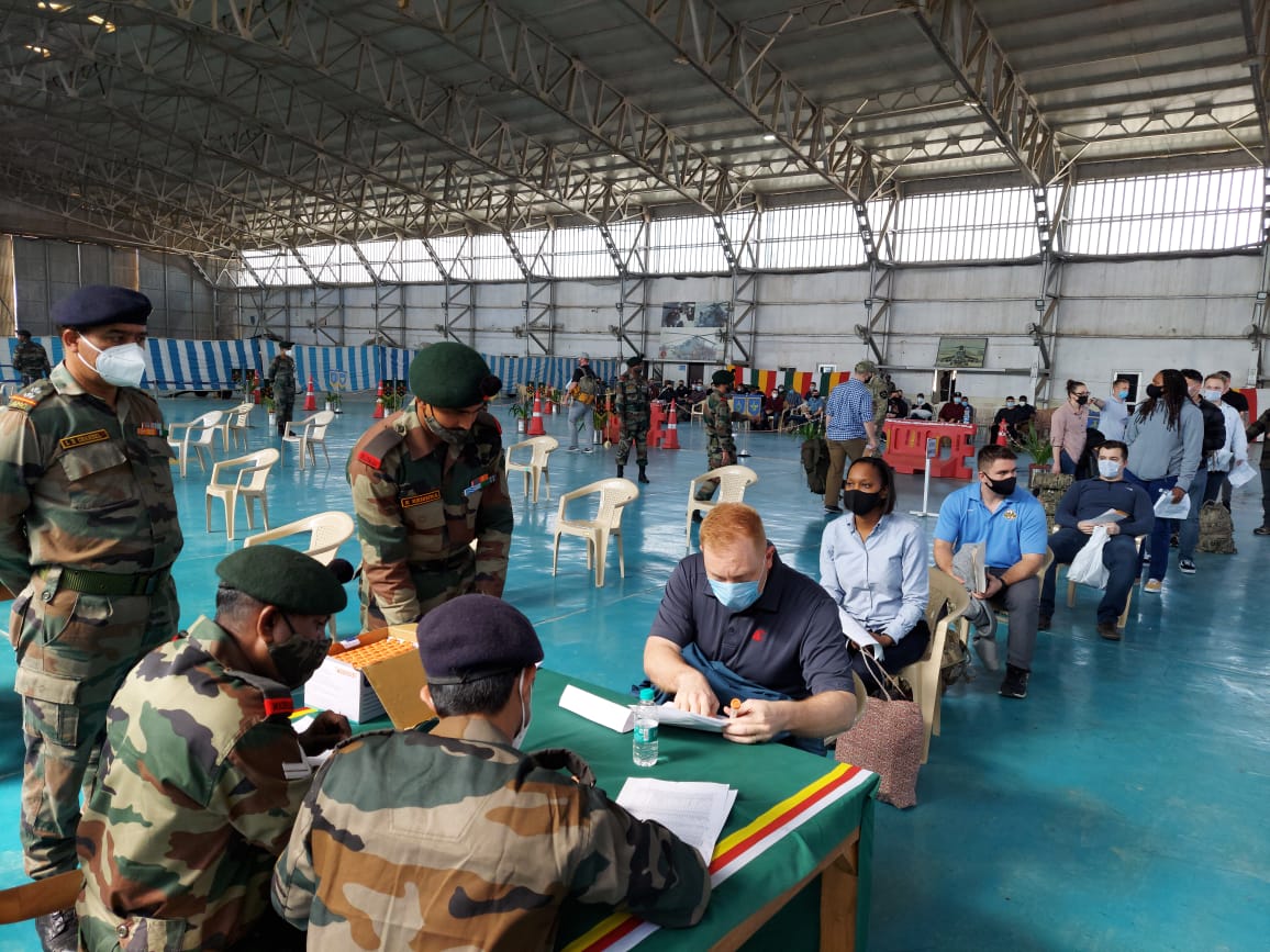 Mahajan Field Firing Range Suratgarh Bikaner,  Indo-US joint military war exercise,  War Exercise - 20 India USA,  US Troops Mahajan Field Firing Range,  Indo-US bilateral war exercise series,  Counter terrorism operation india america