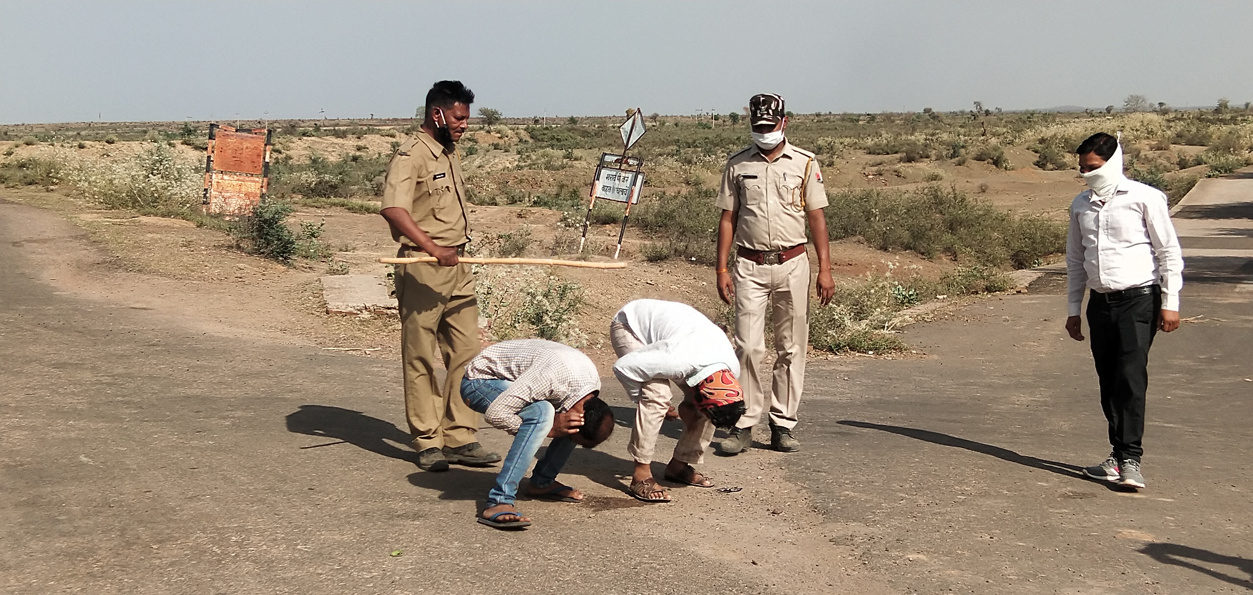 पुलिस ने दिखाई सख्ती,  लॉकडाउन की पालन,  शाहबाद बारां,  बारां न्यूज़,  शाहबाद न्यूज़,  baran news,  lockdown update