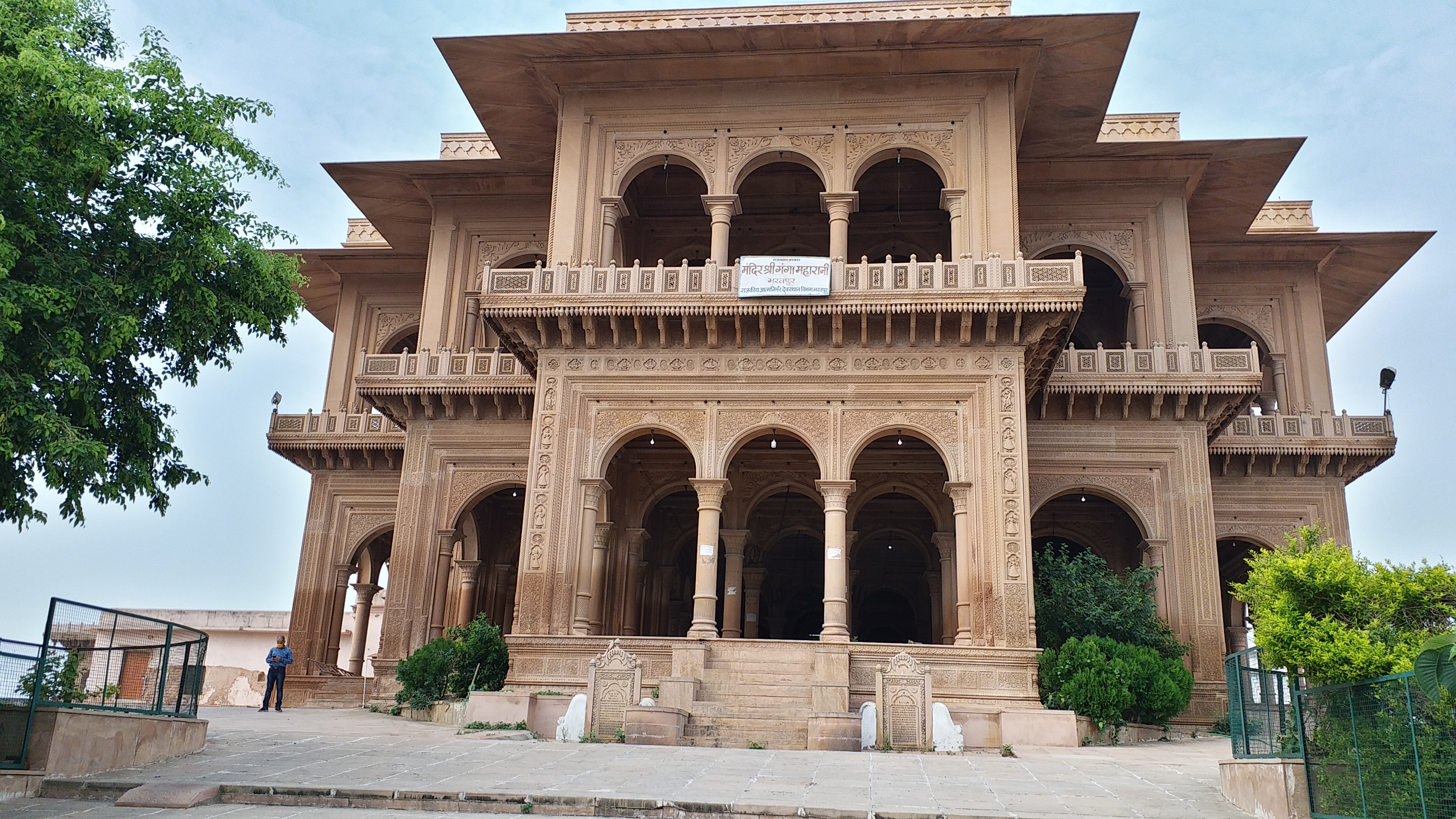 Ganga Mandir,  Devasthan Department,  Muslim sculptor,  Ganga temple in Bharatpur