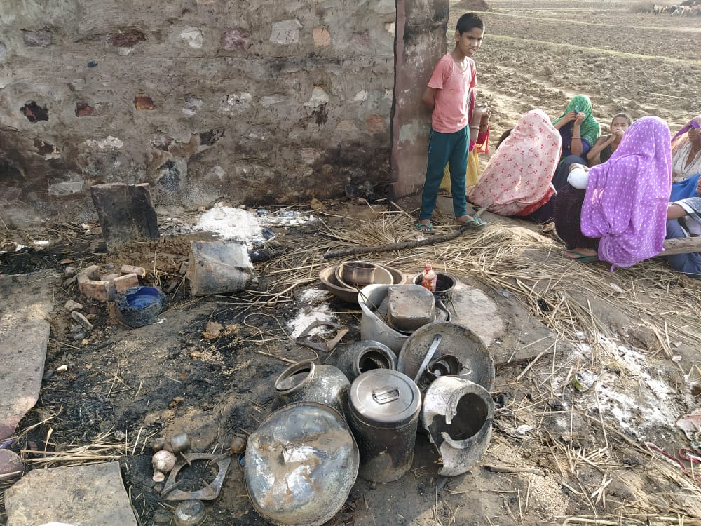 Fire at bharatpur, भरतपुर में आग लगी, भरतपुर न्यूज