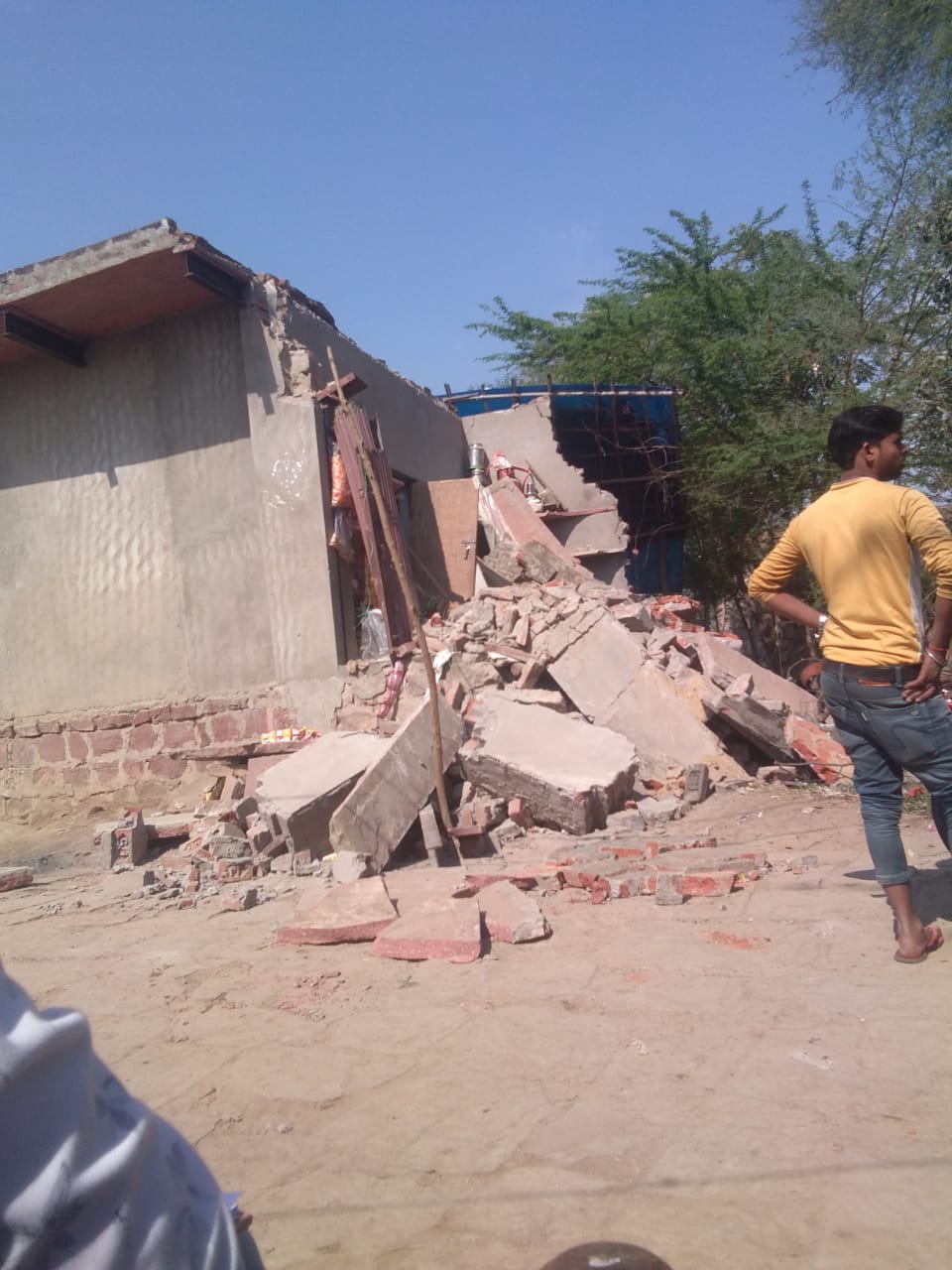 Shop Wall Collapse In Dholpur