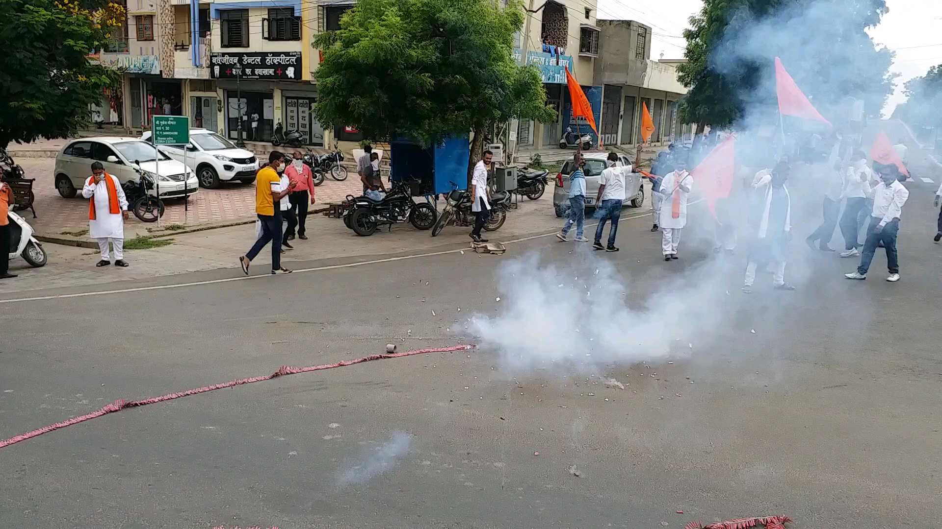 भाजपा ने राम मंदिर को लेकर मनया जश्न, BJP celebrates Ram temple