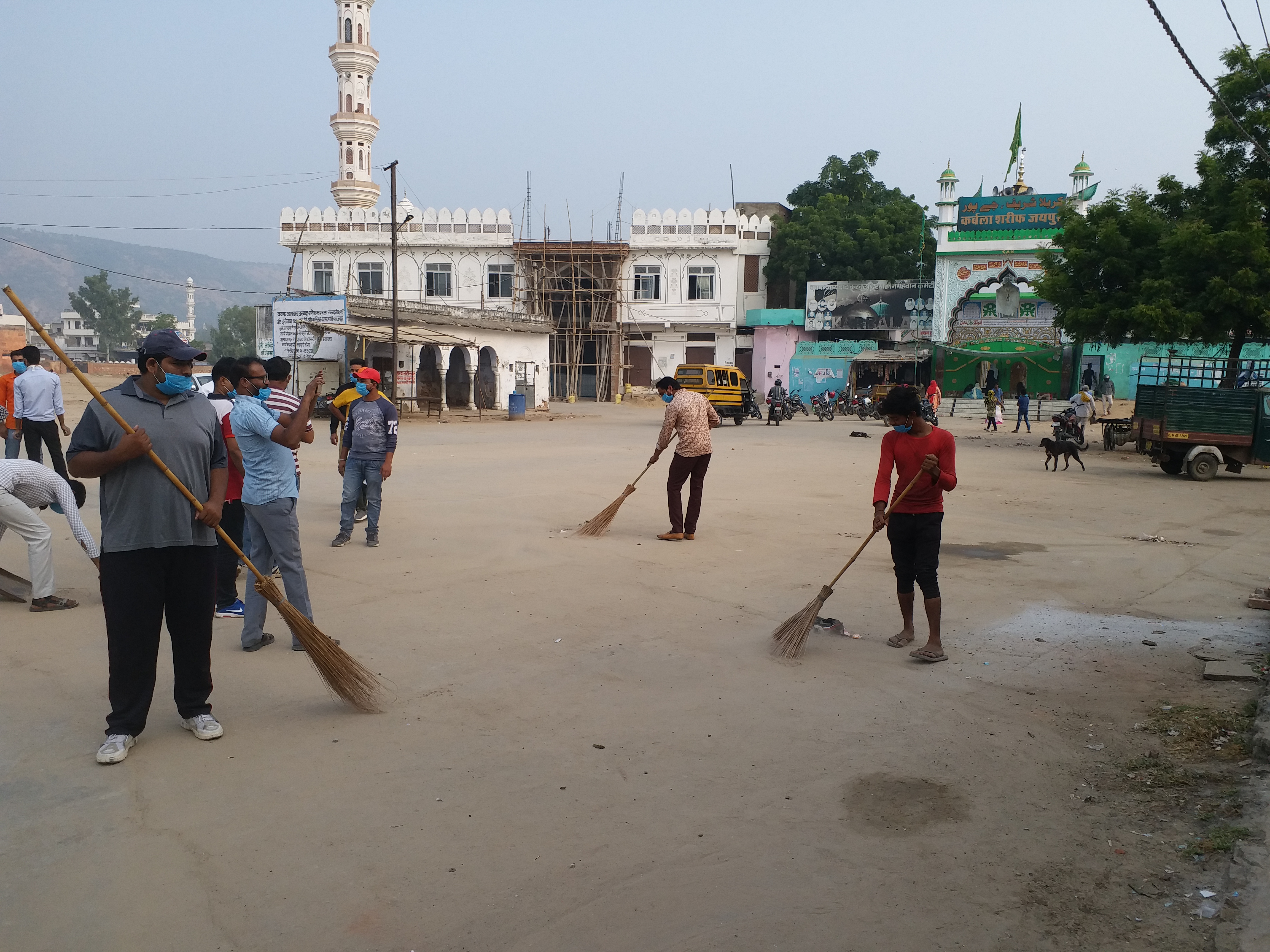 cleaning campaign on the occasion of dr. a p j kalam birth anniversary in jaipur