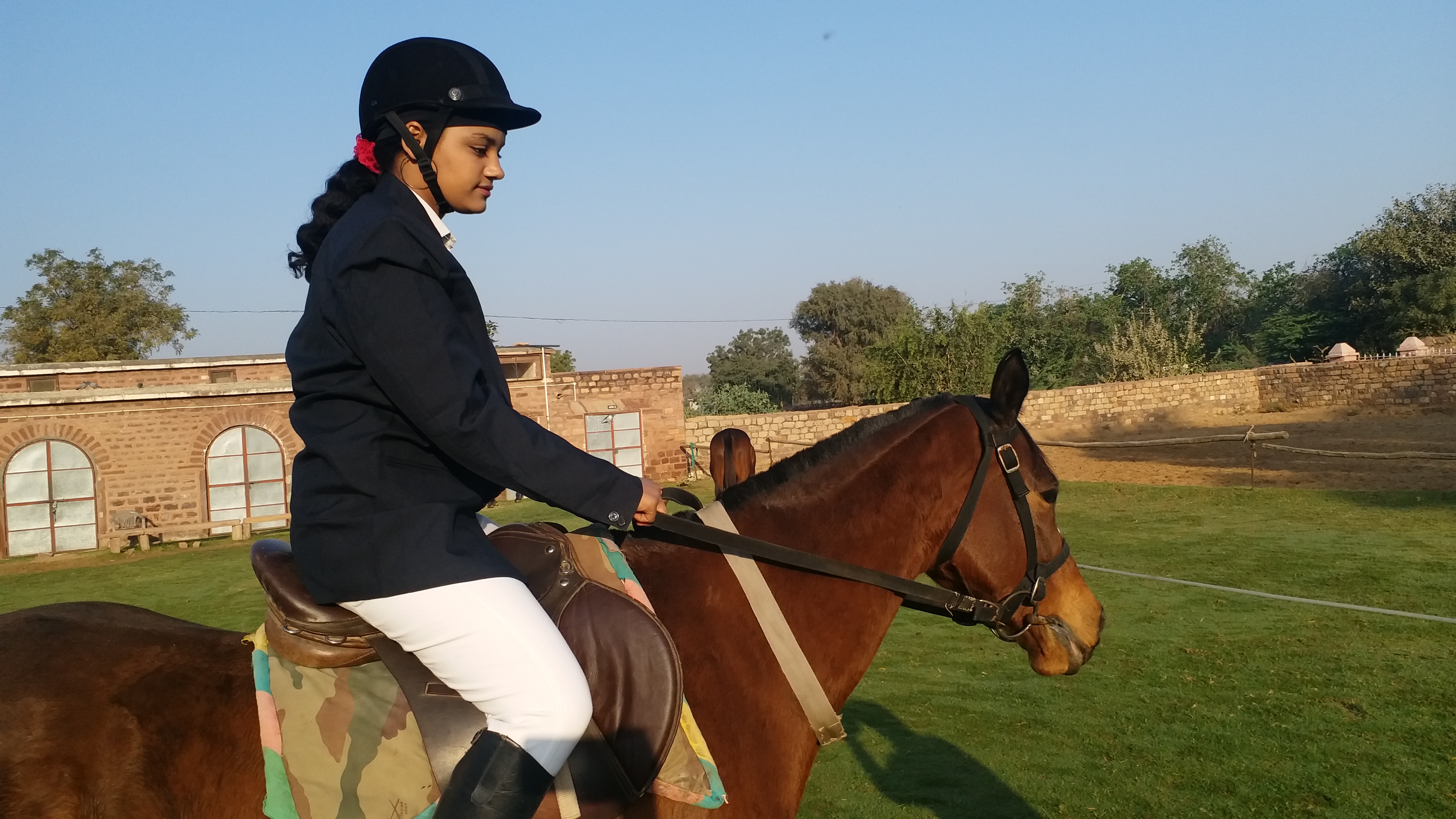 Saima Syed One Star Horse Rider, All India Open Endurance Competition,  Saima Syed in Endurance Race, Female Horse rider Saima Syed Jodhpur