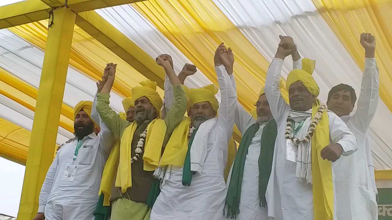 Kisan Mahasabha in Jaipur,  Jaipur Rakesh Tikait Sabha,  Farmer leader Rakesh Tikait Jaipur statement