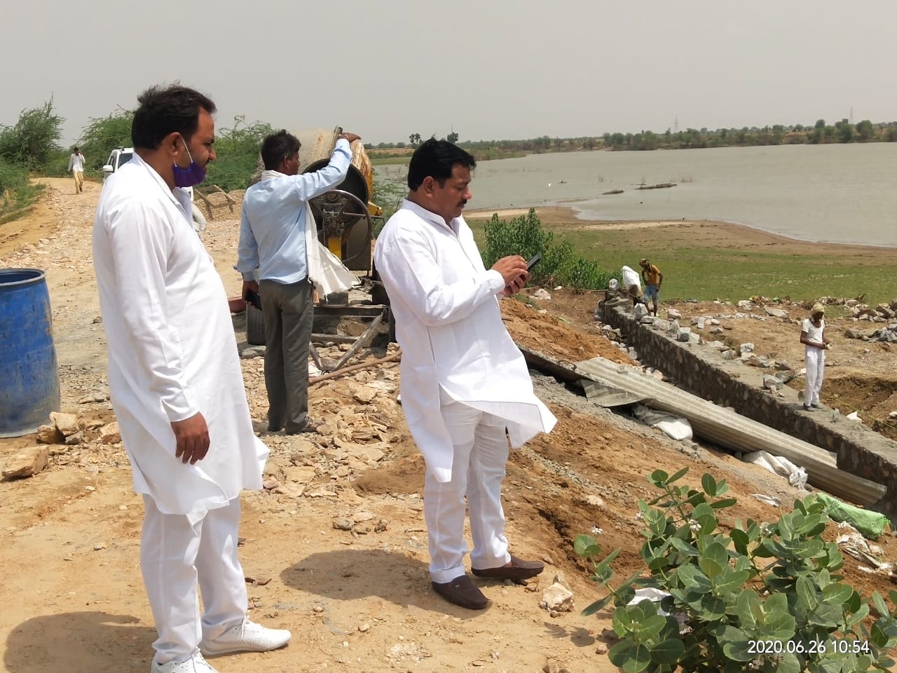 inspection of Maintenance of ponds, तालाबों के रखरखाव का निरीक्षण