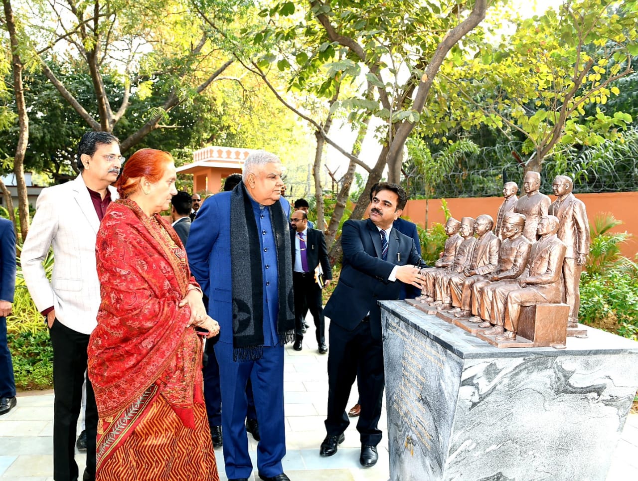 Dhankhar at Samvidhan Park