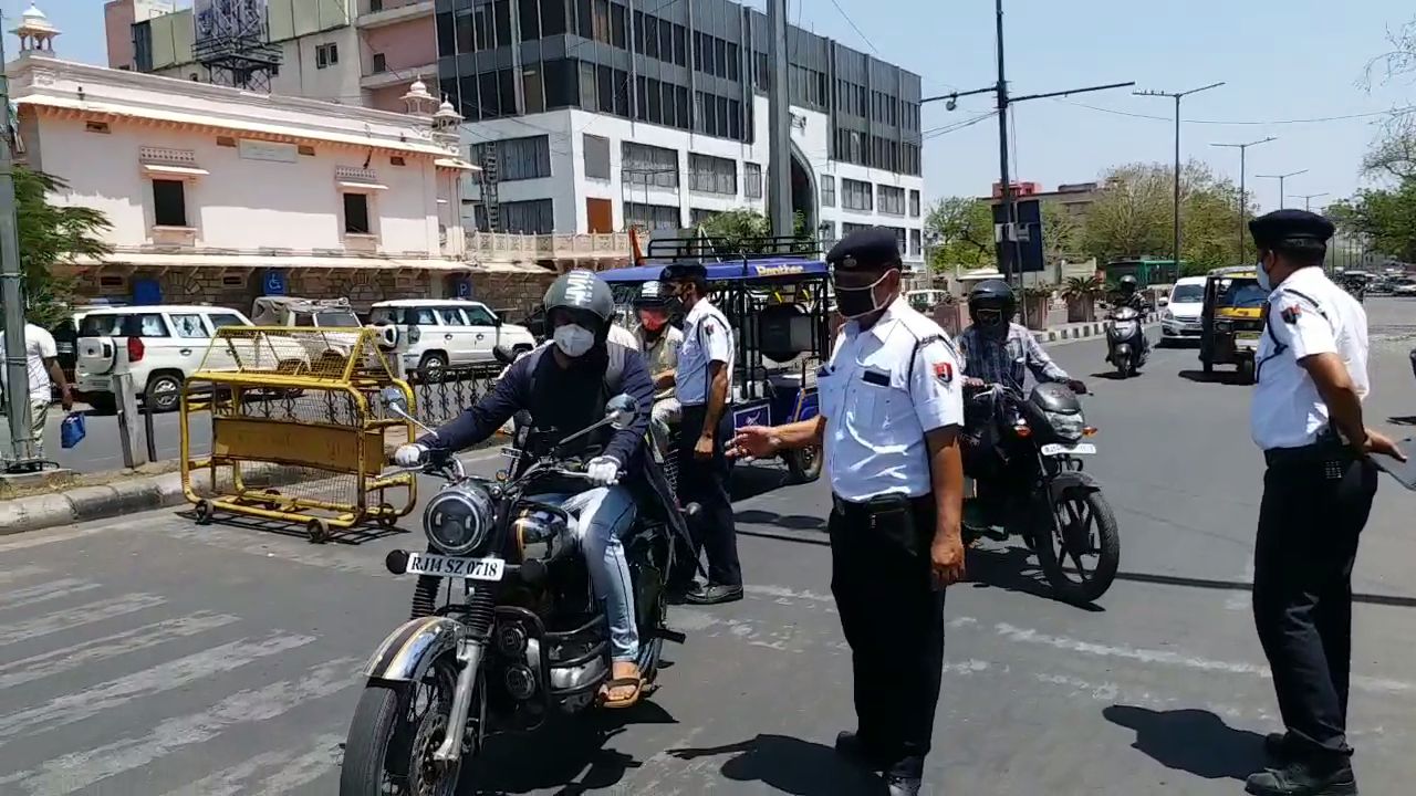 जन अनुशासन पखवाड़ा, Jaipur Traffic Police