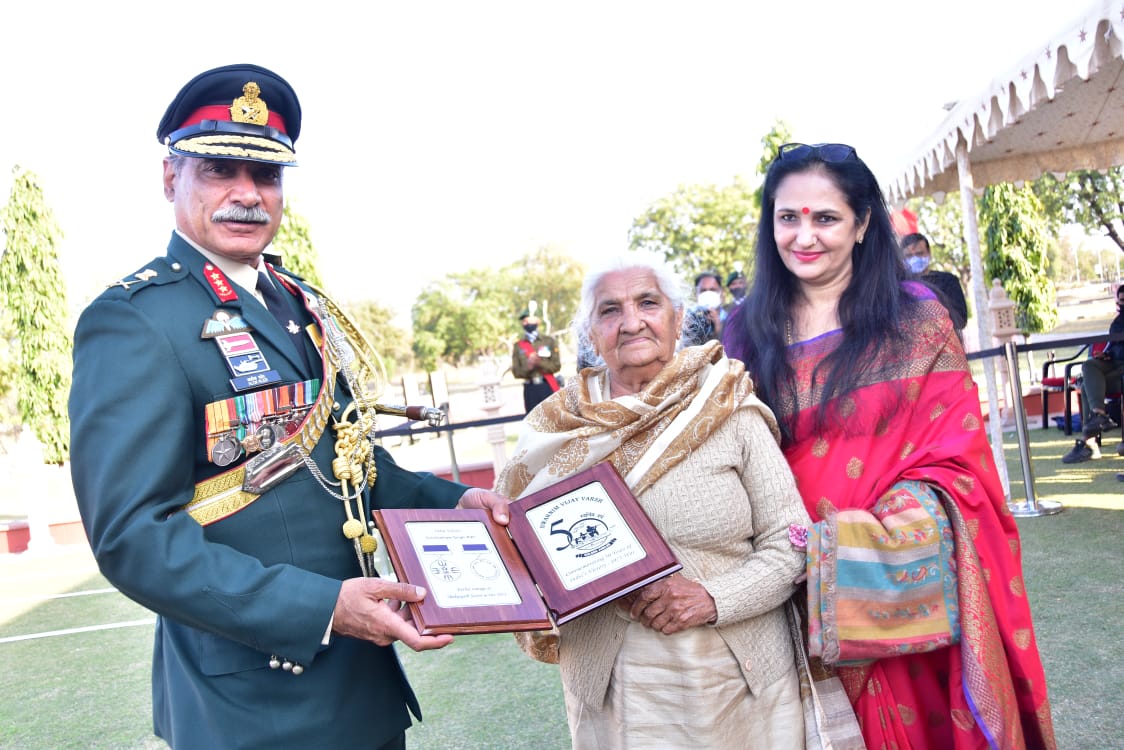 Golden Victory Year program,  South Western Command jaipur,  Command remembers war heroes,  1971 भारत पाक युद्ध वीरों का सम्मान