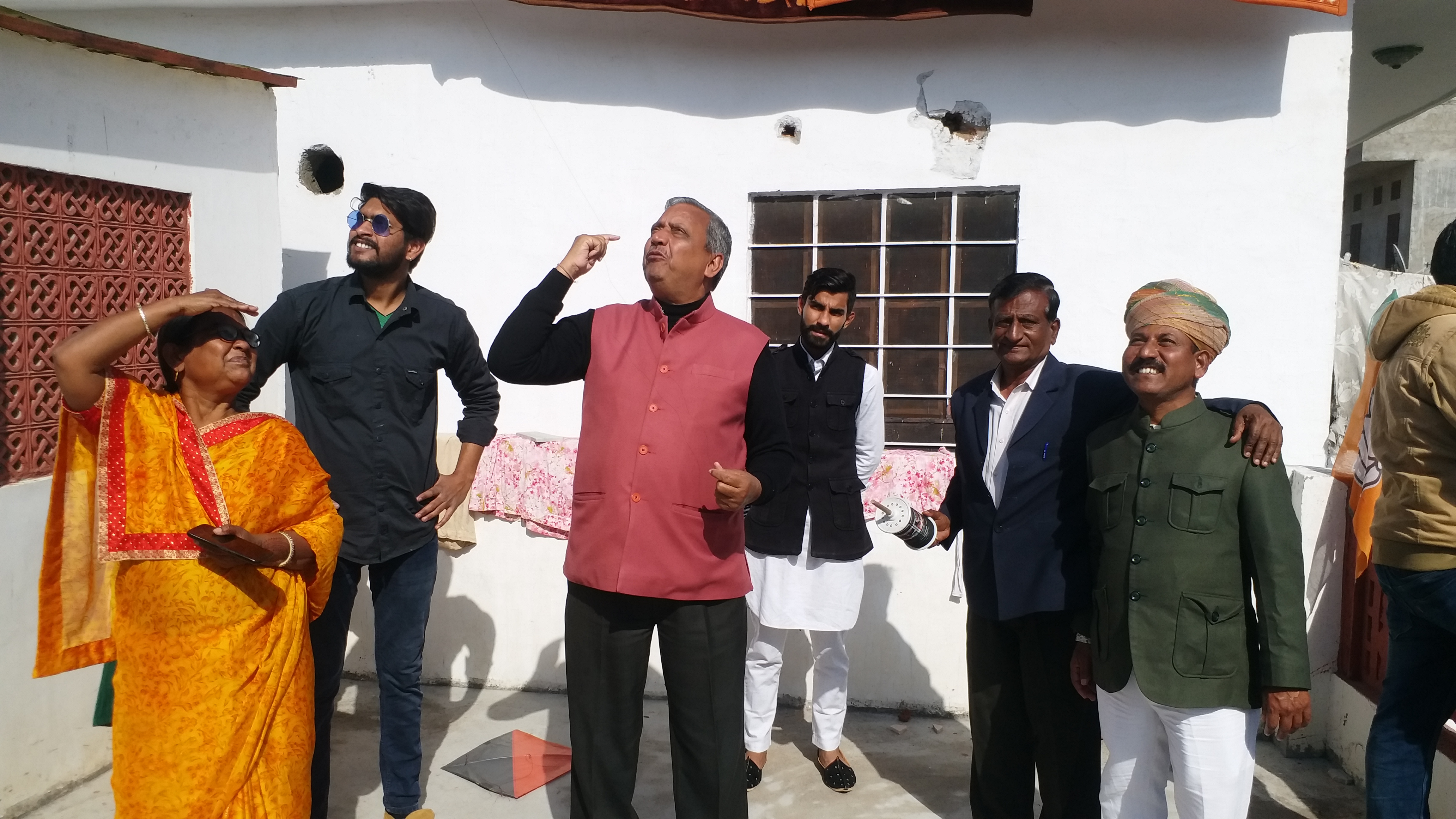 Kite flying by BJP leaders, Makar Sankranti celebration in Jaipur