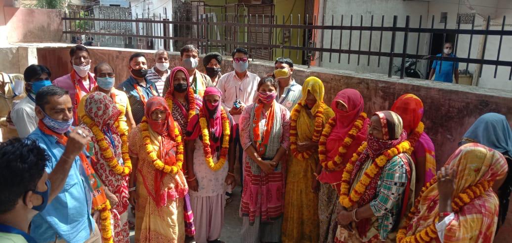 जयपुर बीजेपी ने किए रक्तदान शिविर, Jaipur BJP organized blood donation camp