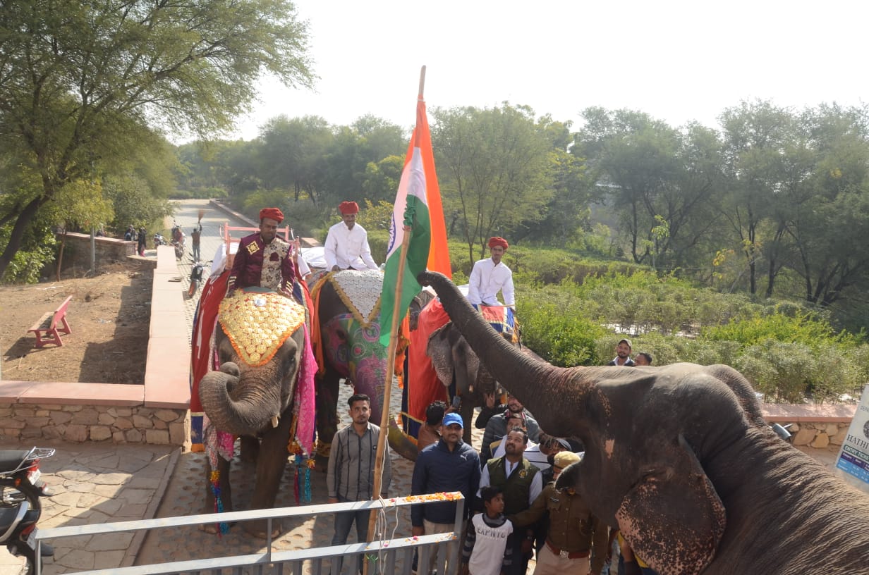 Unique Republic Day Celebration, Republic Day Celebration in hathi gaon