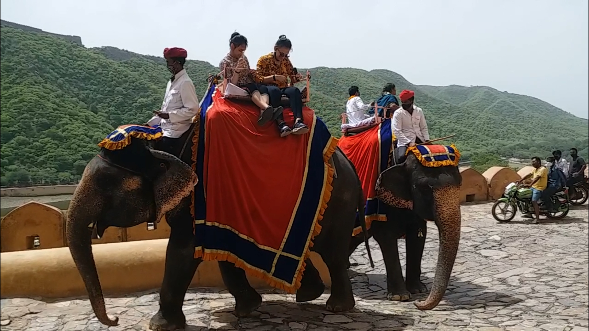 Elephant Village,  Amer Mahal elephant ride,  Elephant Safari amer