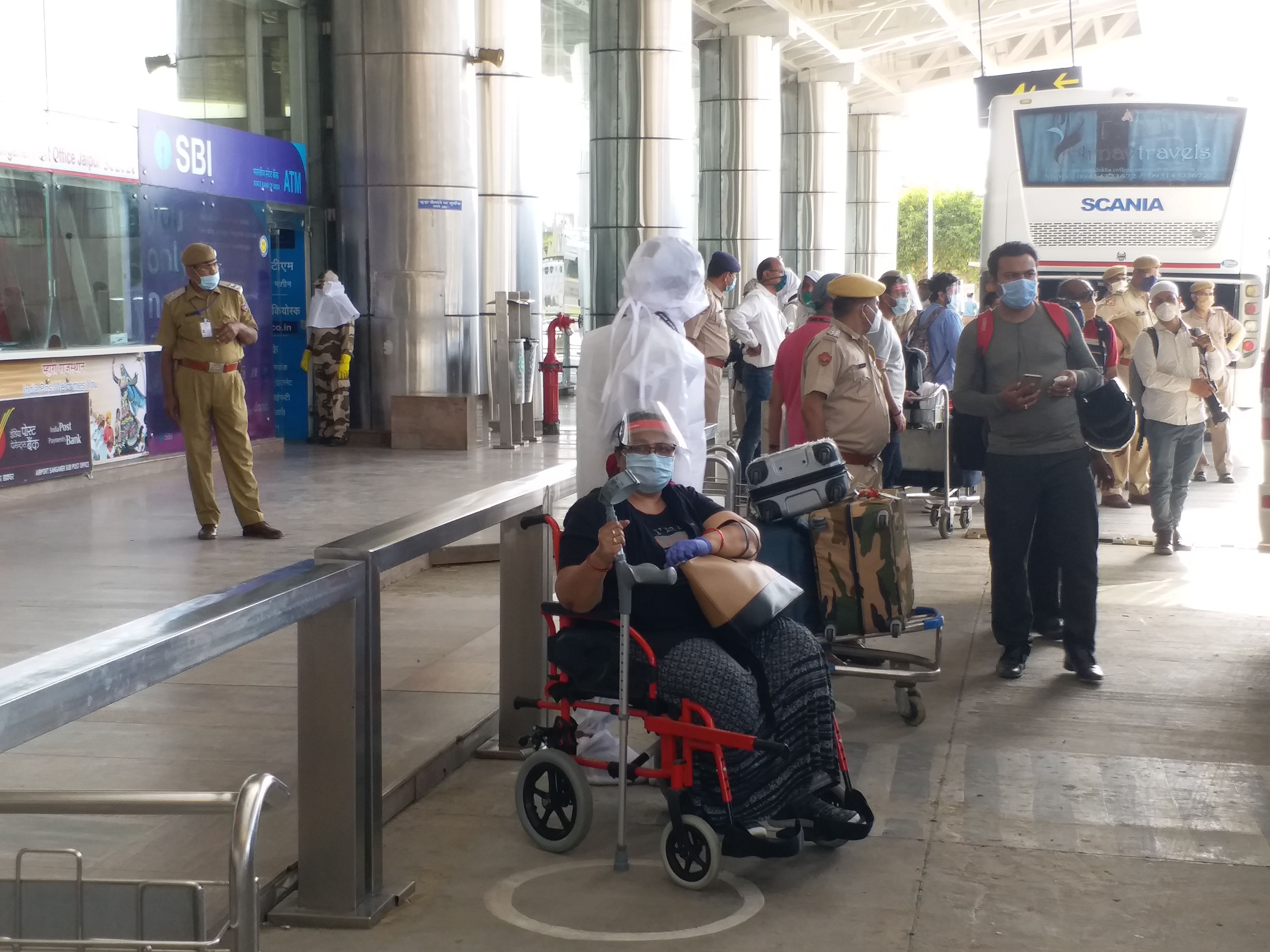 जयपुर एयरपोर्ट,  वंदे मातरम मिशन,Vande Mataram Mission,  Jaipur Airport