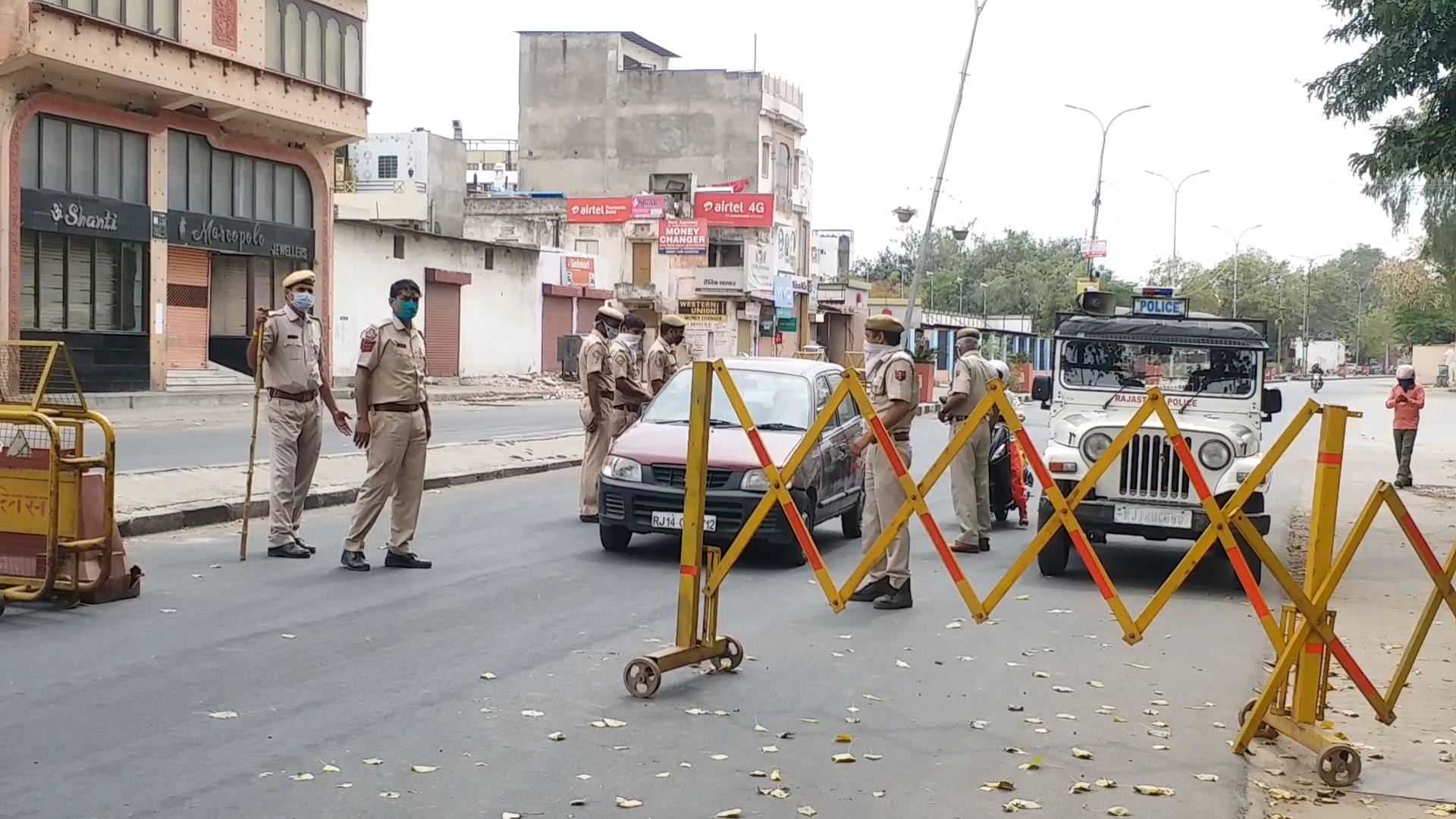 Partial curfew in jaipur, 49 Vehicle seized in Jaipur