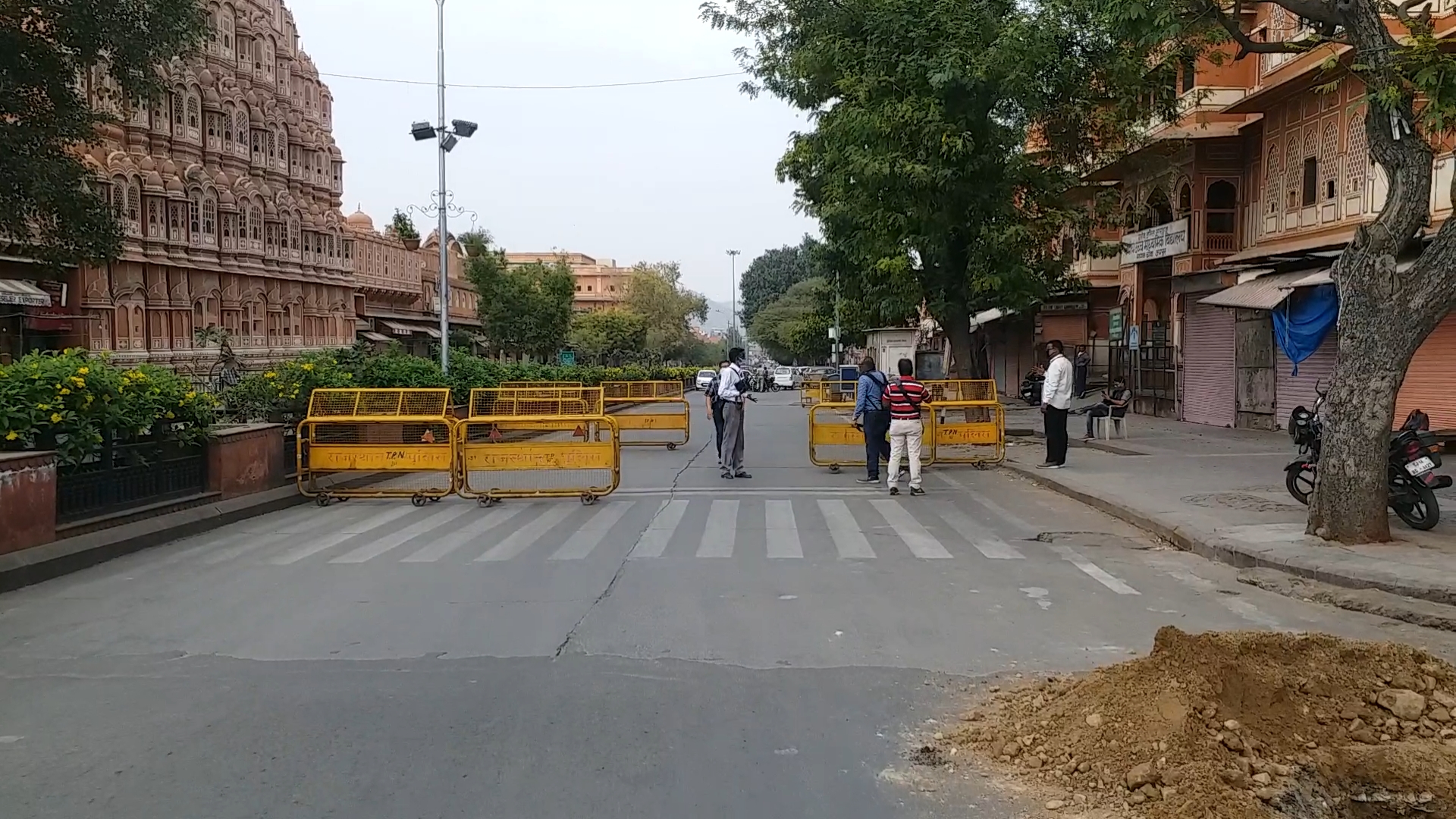 जयपुर के कई इलाकों में लगा कर्फ्यू. Curfew imposed areas of Jaipur