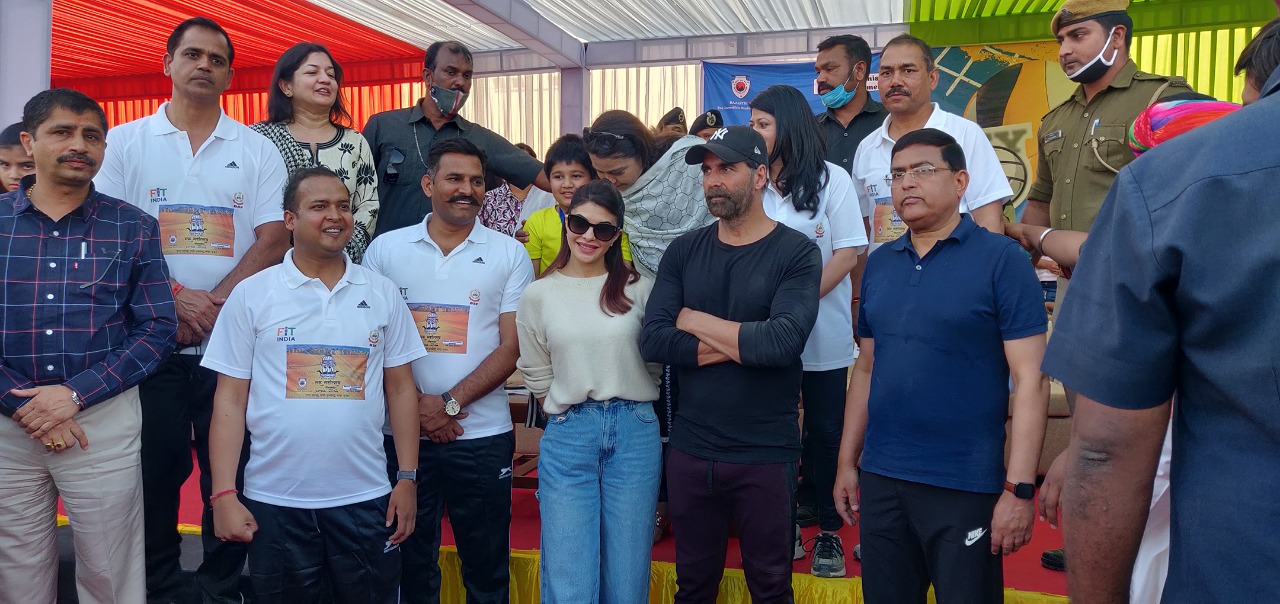 Akshay Kumar played volleyball match with BSF jawan,  Rajasthan News