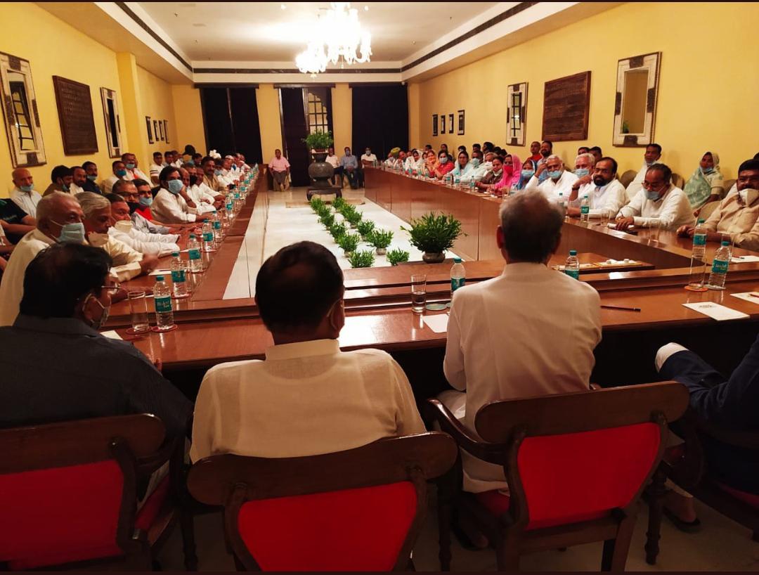 Hotel Suryagarh Palace, Congress Legislature Party meeting