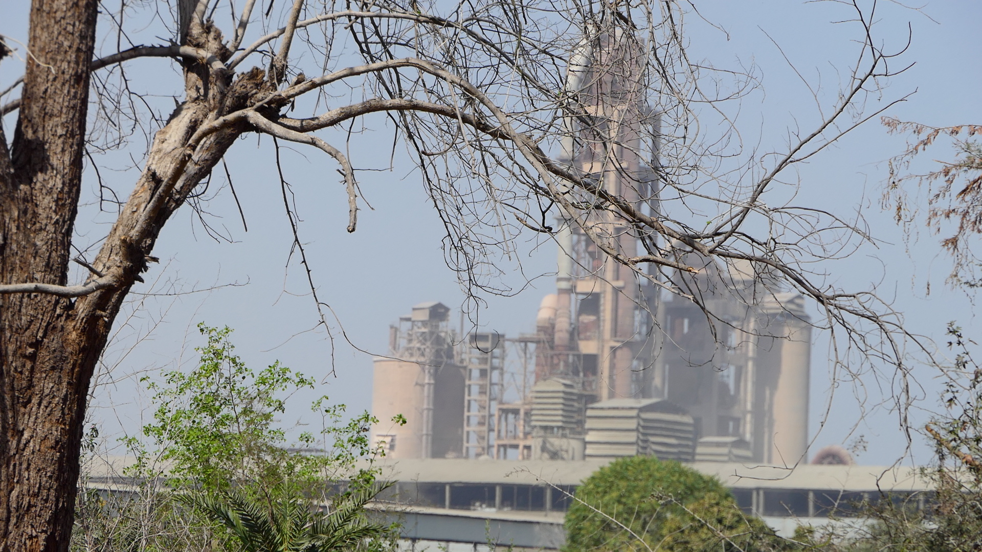 Cement dust, kota cement factory