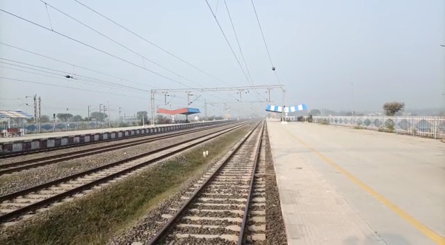 Kota Bina railway line doubling works