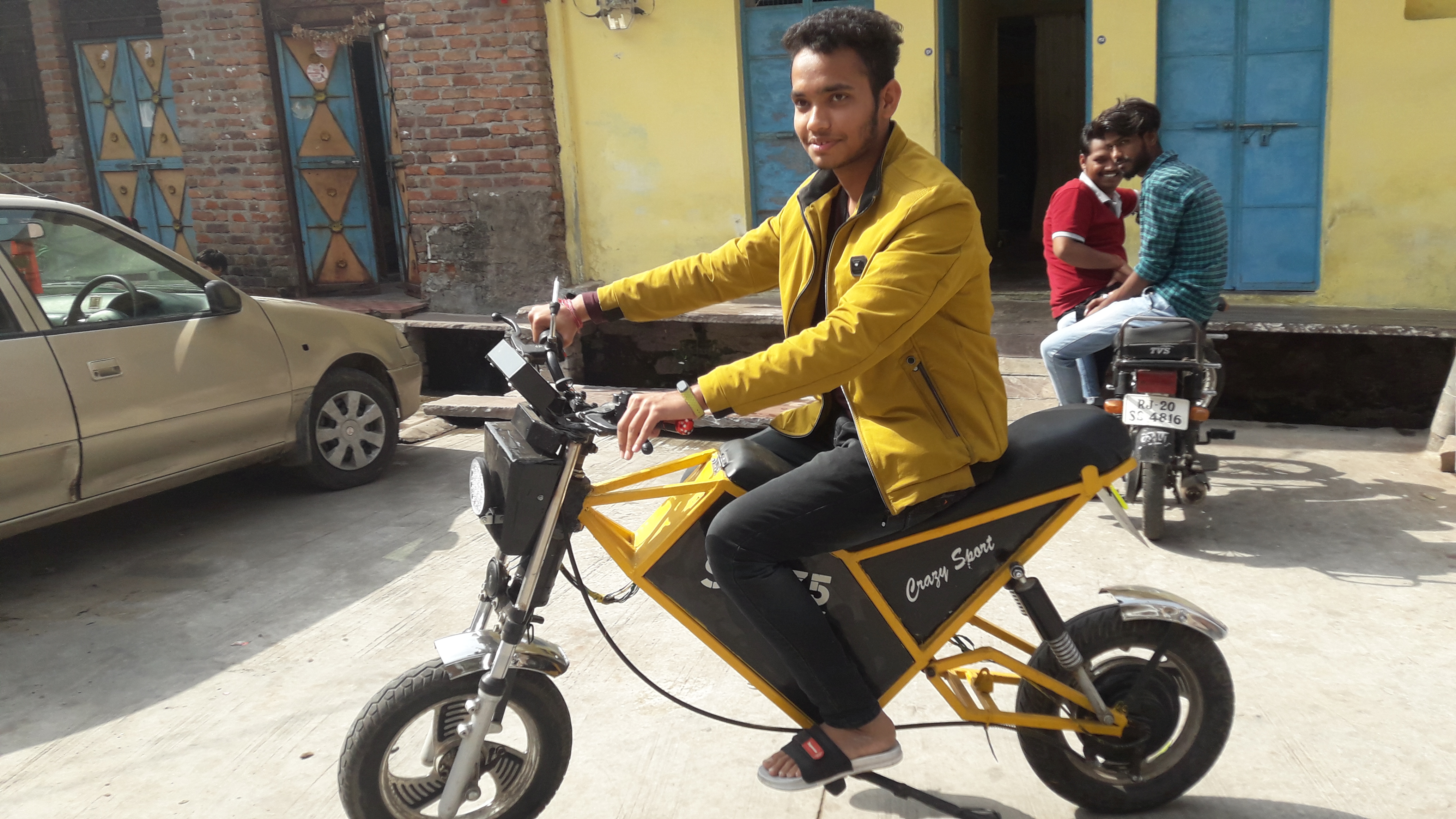 father and sons innovation, kota home made bike