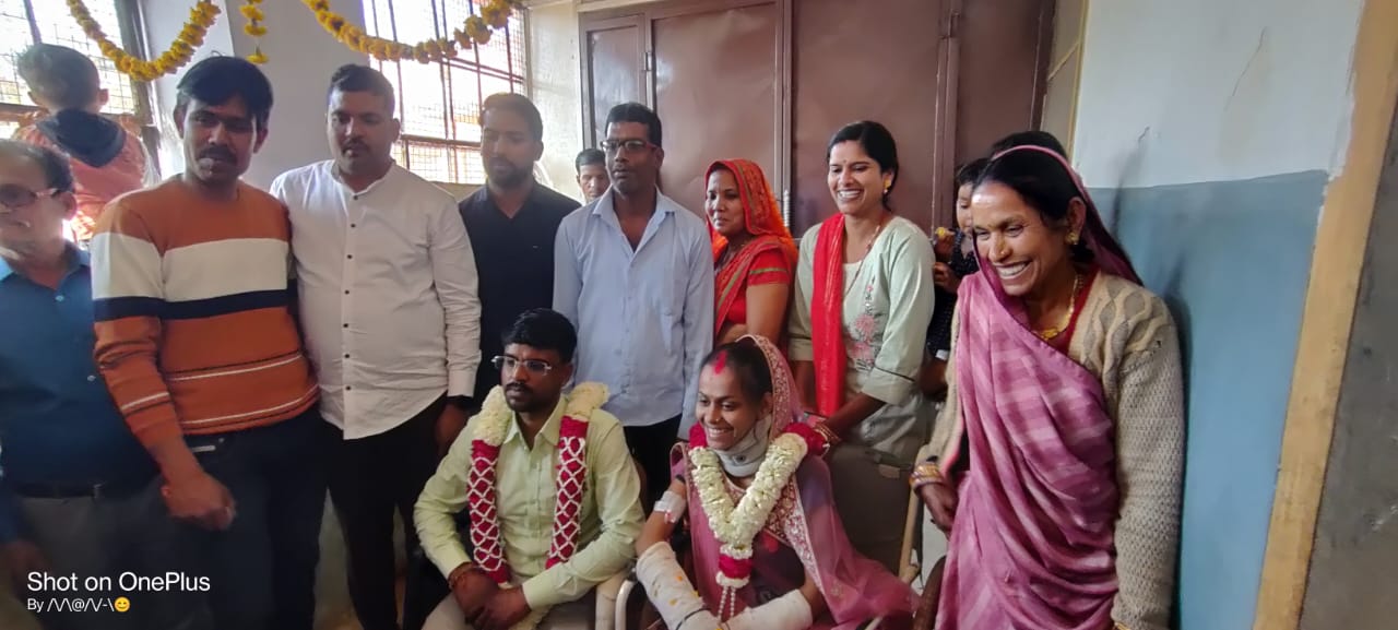 rajasthan couple married in a hospital